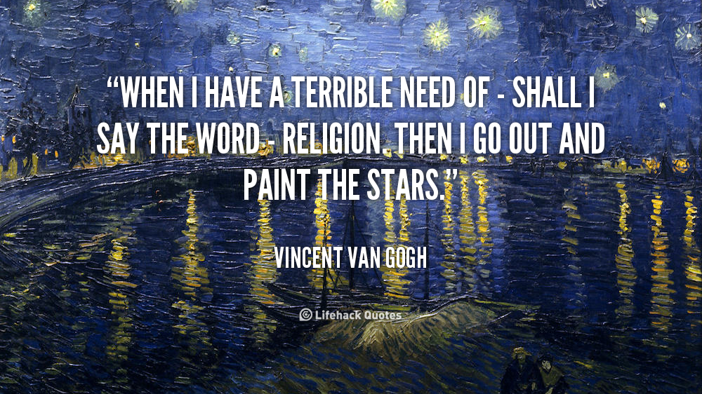 Van Gogh Quotes Stars. QuotesGram
