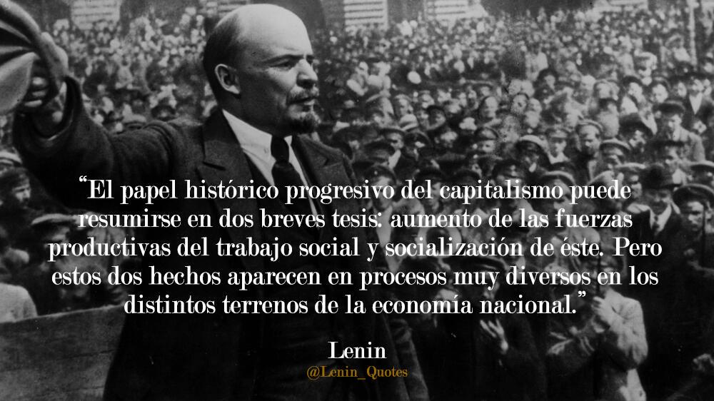 Descubrir 90+ imagen frases de lenin sobre el capitalismo Viaterra.mx