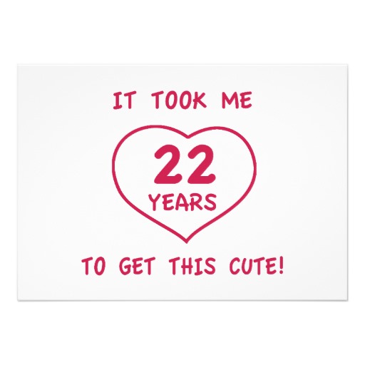 22nd Birthday Quotes. QuotesGram