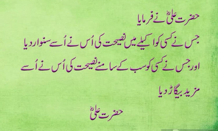 Quotes In Urdu Hazrat Ali. QuotesGram