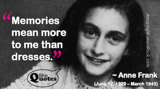 Essay for anne frank remembered