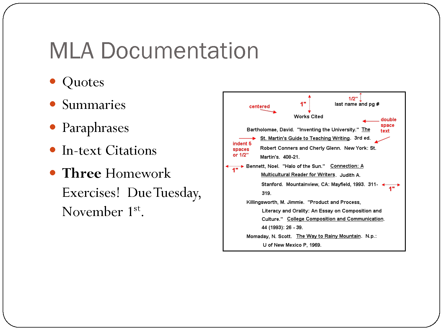 how to write mla style citations