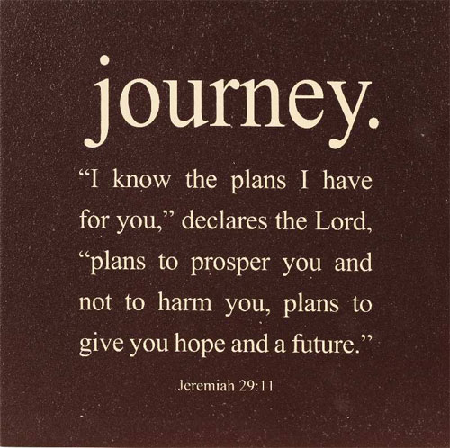 bible verse with journey in it