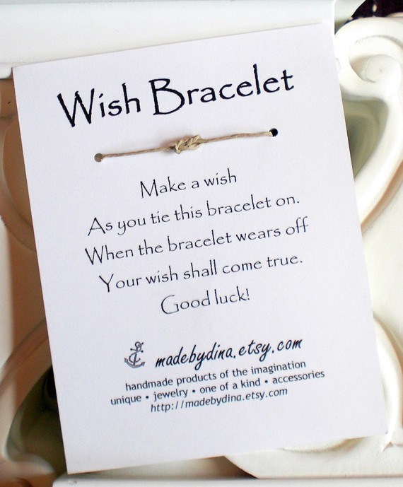 wish bracelet sayings