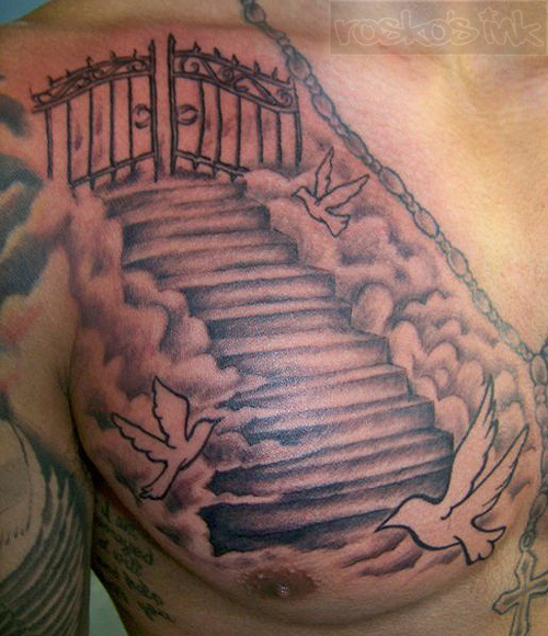 Tattoos Of Heaven And Hell Quotes Quotesgram