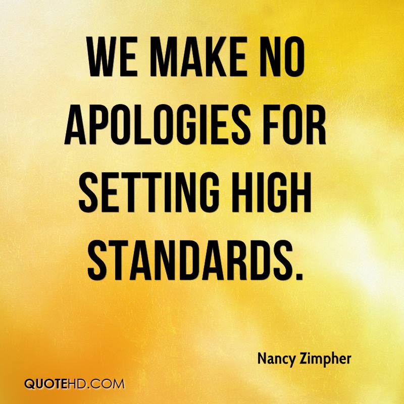 Famous quotes about standards quotesgram