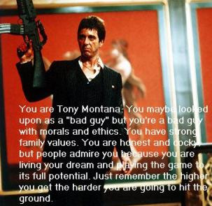 Scarface Bad Guy Quote Bad Guy Tony Montana Quotes. Quotesgram