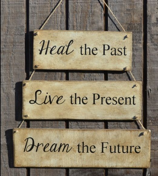 Wooden sign with home story quote