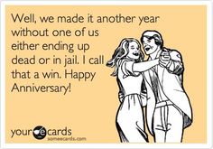 One year anniversary quotes funny