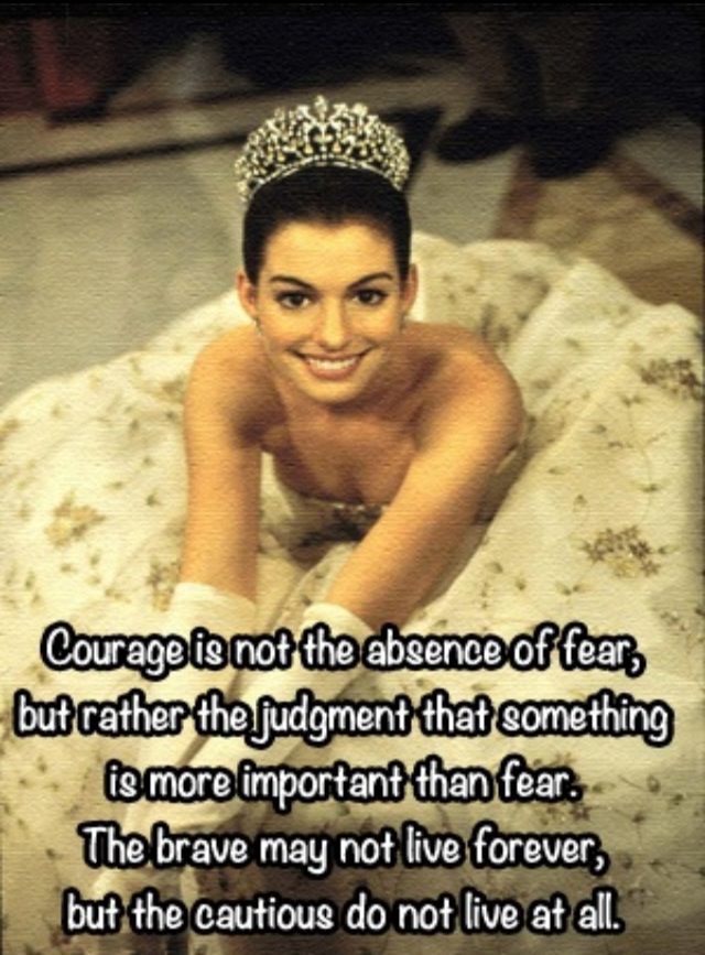 The Princess Diaries Courage Quotes. QuotesGram