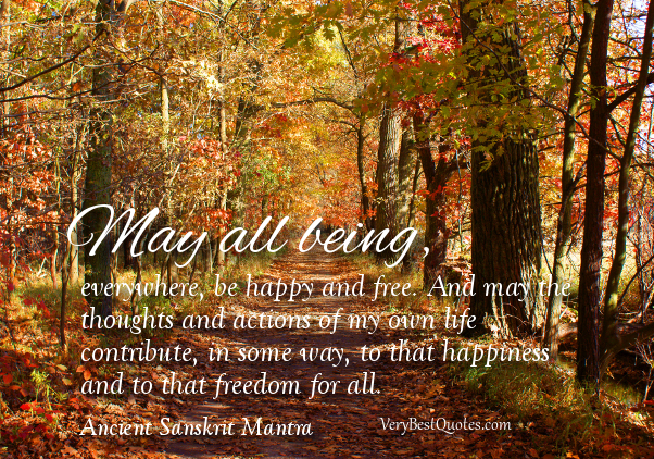 Inspirational Saying - Happy and Free