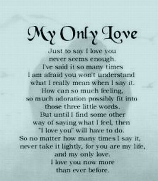 Valentines verses for him