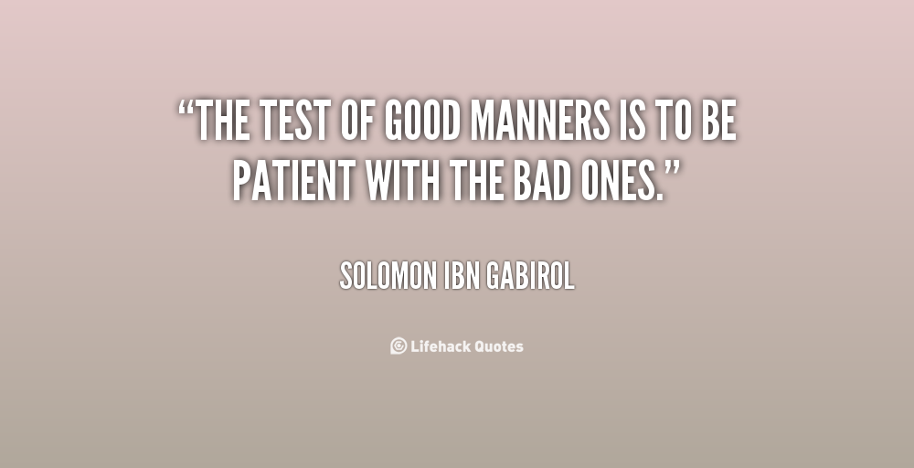 Bad Manners Quotes. QuotesGram
