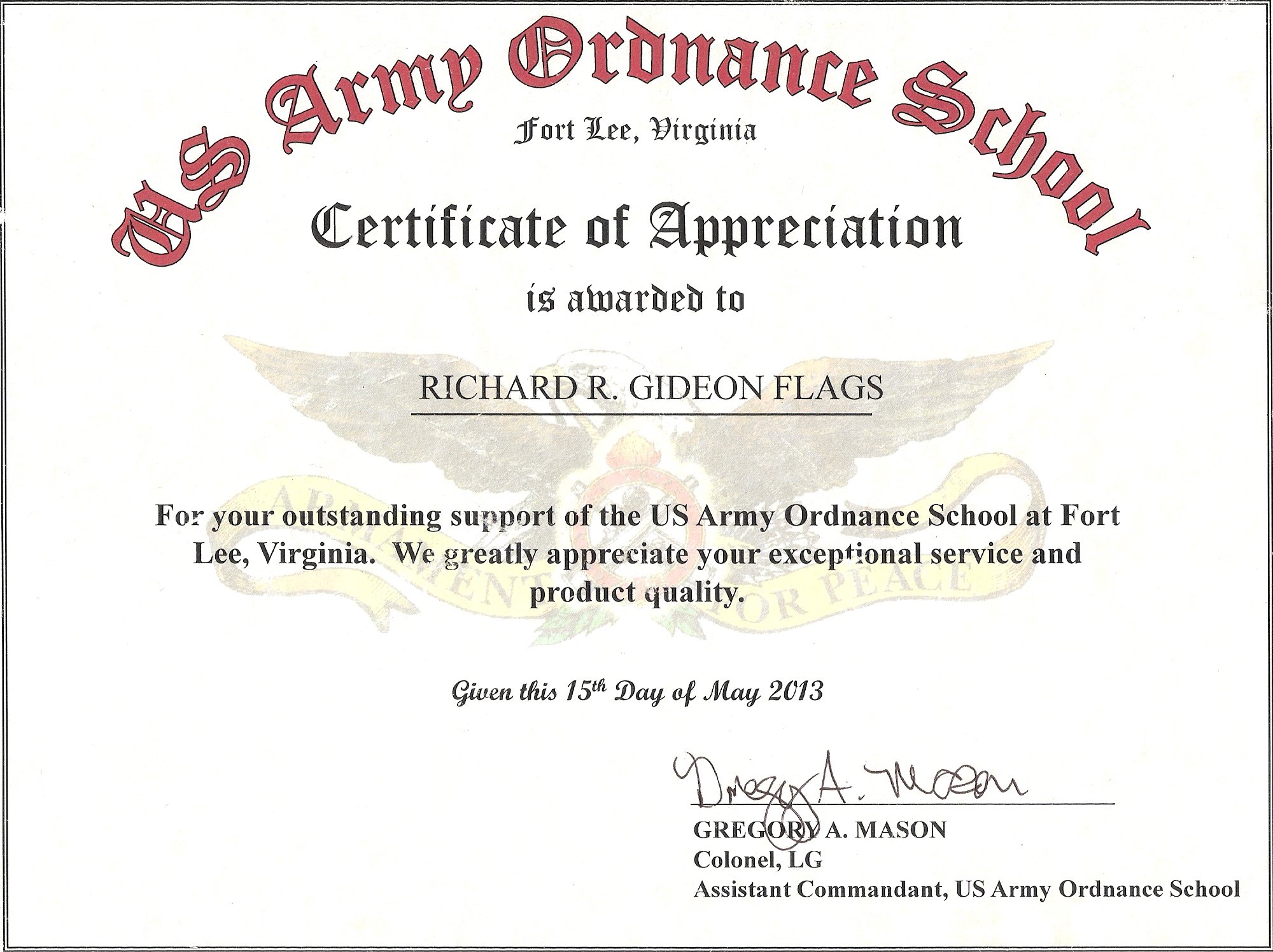 Certificate Of Appreciation Quotes. QuotesGram For Army Certificate Of Completion Template