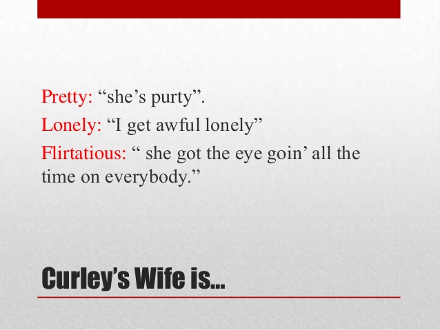 analysis of curleys wife