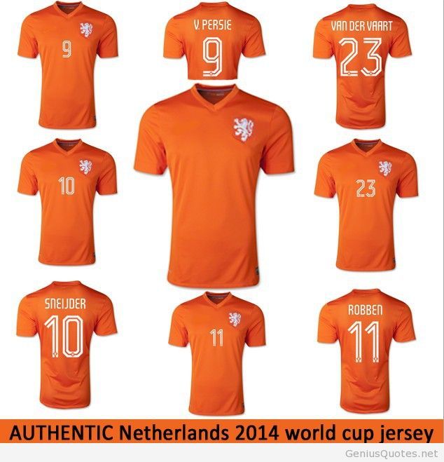 netherlands 2014 world cup jersey