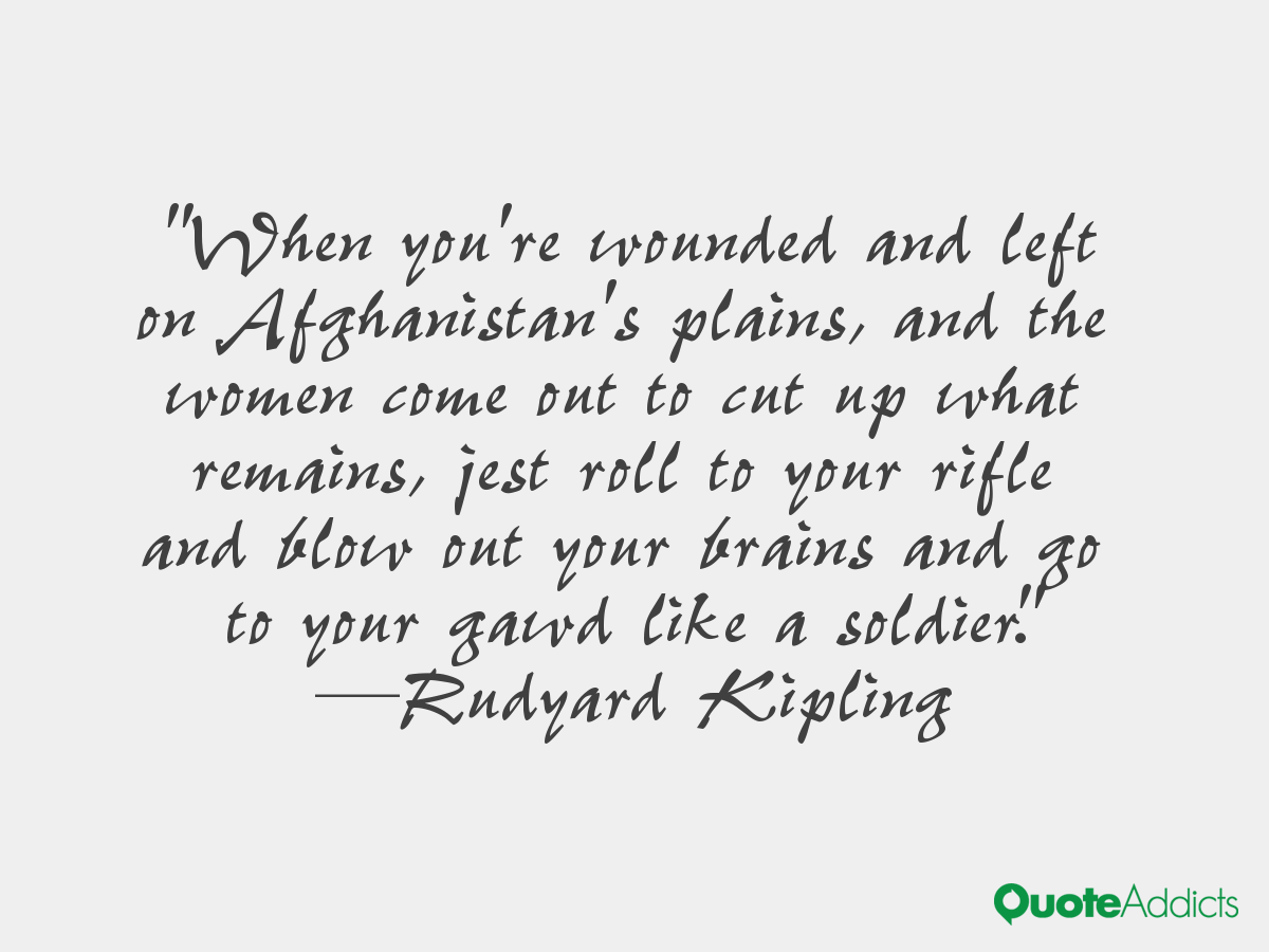 Kipling Quotes Afghanistan. QuotesGram