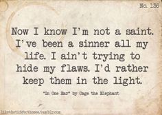 Cage The Elephant Quotes. QuotesGram