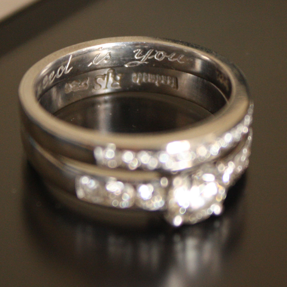 WEDDING RING ENGRAVING IDEAS - Stonechat Jewellers