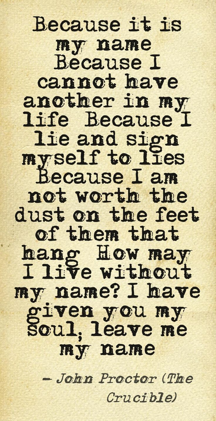 The Crucible Arthur Miller Quotes. QuotesGram