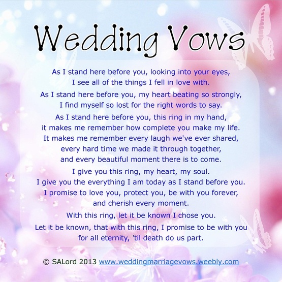 Marriage Vows Quotes. QuotesGram