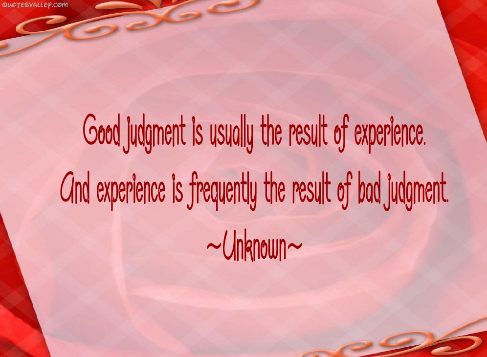 Passing Judgement On Others Quotes. QuotesGram
