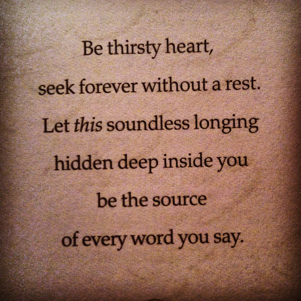 Void of longing
