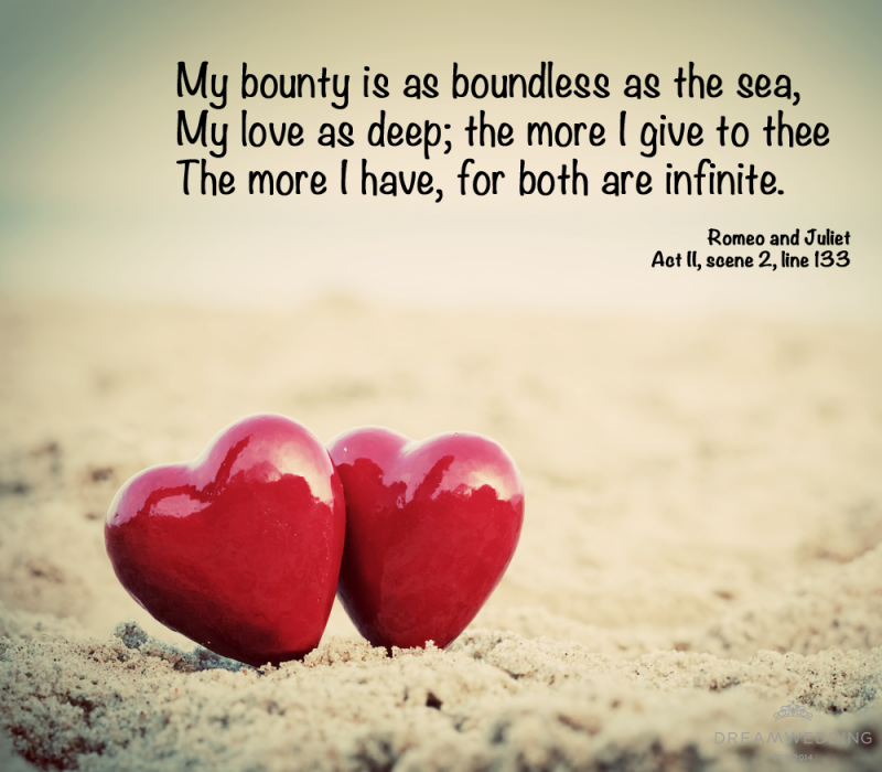 Shakespeare Love Quotes For Weddings Quotesgram