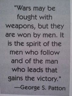 Leadership Quotes By Patton. QuotesGram