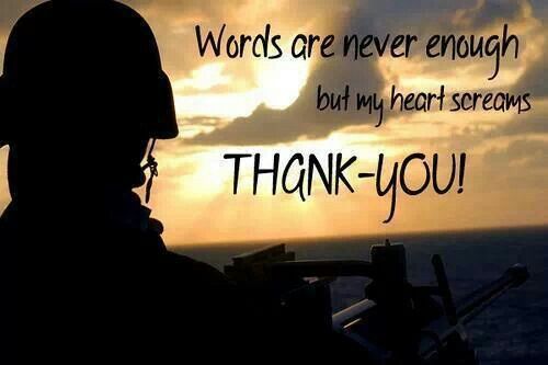 Thank You Quotes For Soldiers Thank You Army Quotes. Quotesgram