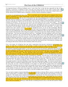 What Is The Role Of Fear In Lord Of The Flies