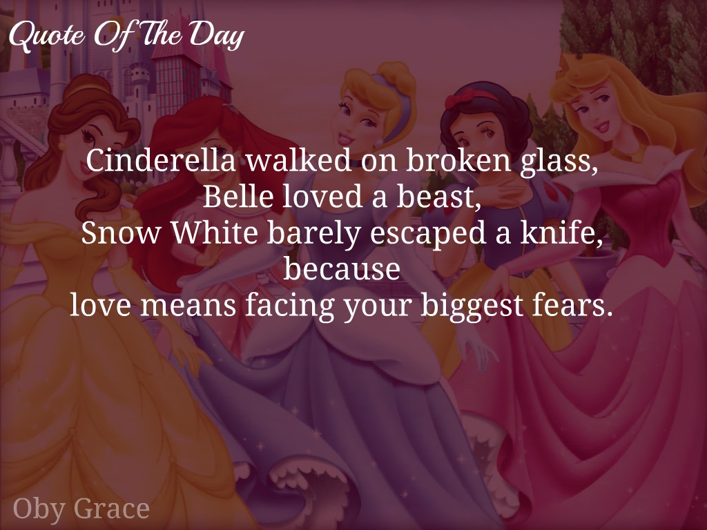 Disney Quotes About Fear Quotesgram