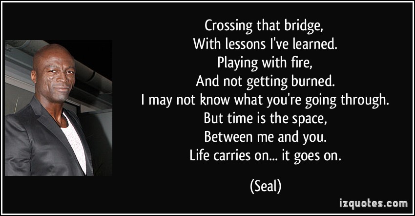 Quotes About Crossing Bridges. QuotesGram