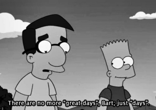 bart simpson sad quotes