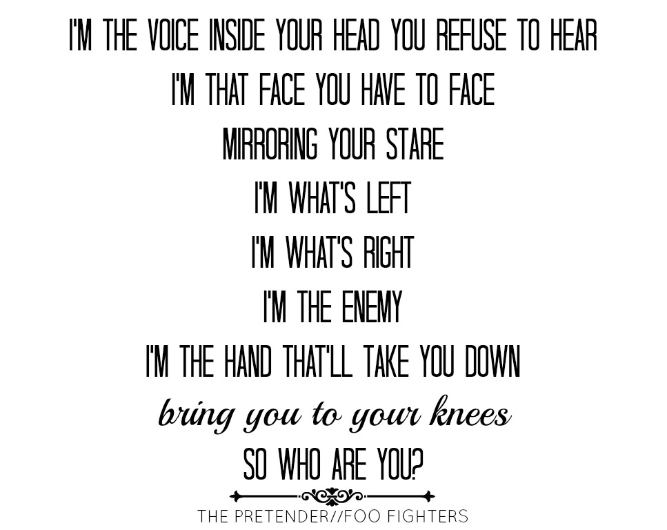 Foo Fighters Lyric Quotes. QuotesGram