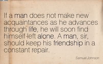 New Acquaintance Quotes Quotesgram