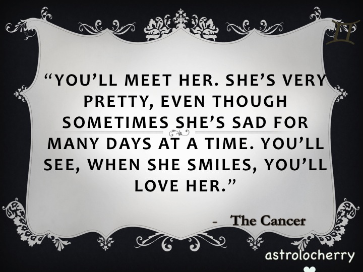 Cancer Zodiac Sign Quotes. QuotesGram