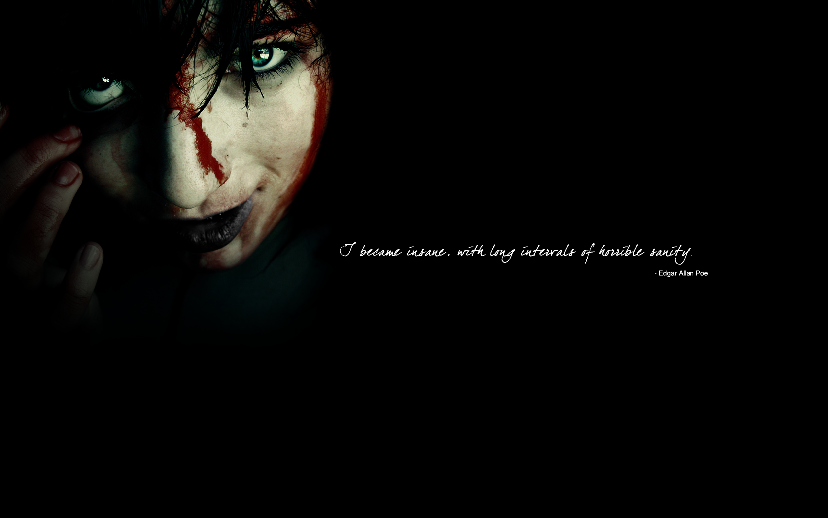 View Deep Edgar Allan Poe Quotes Wallpaper PNG
