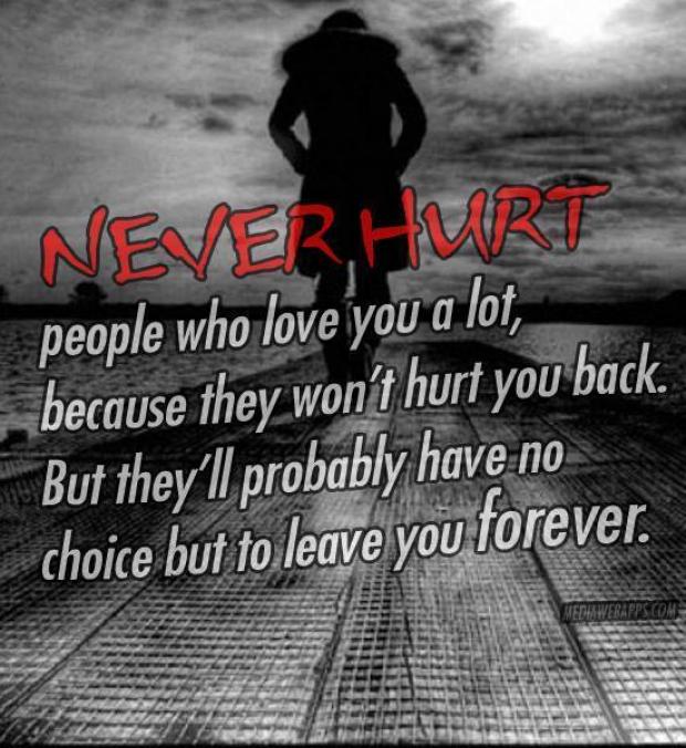 I Will Never Hurt You Again Quotes QuotesGram