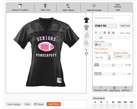 powder puff football t shirt ideas