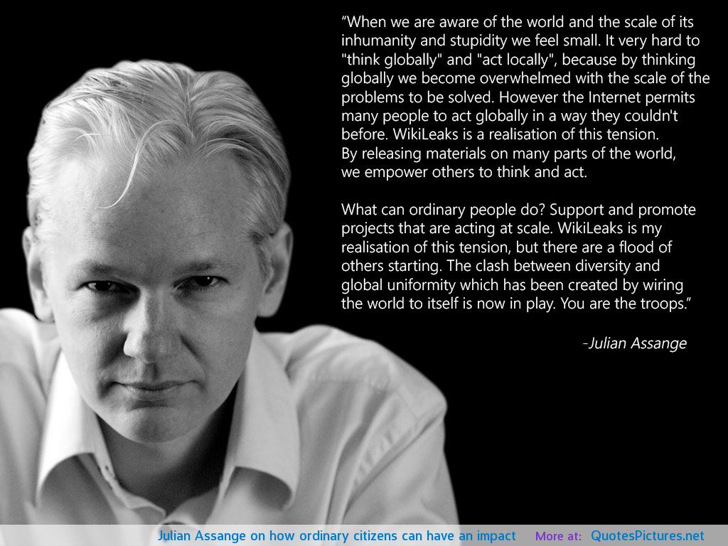Quotes About Julian Assange. QuotesGram