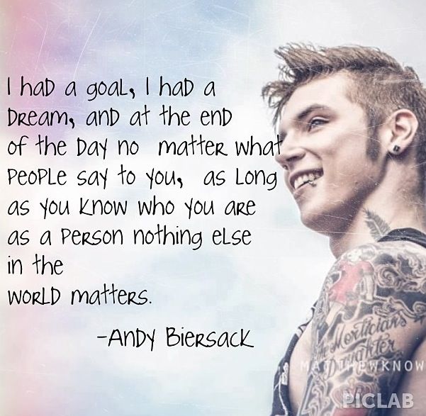 Andy Biersack Quotes. QuotesGram