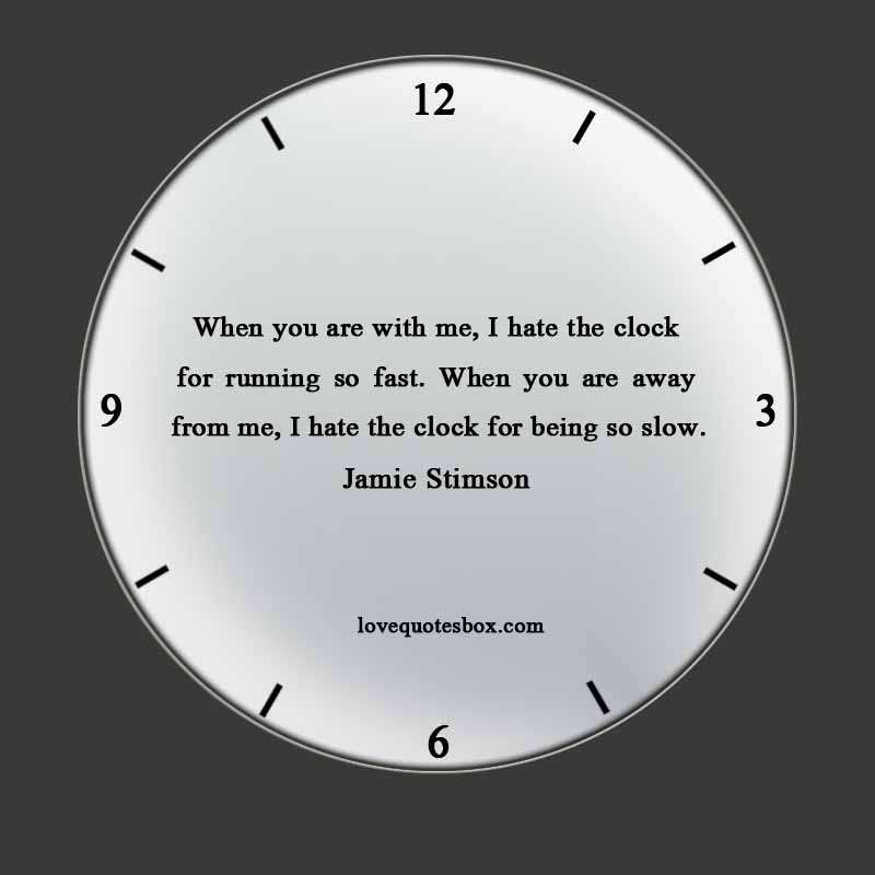 Clock Love Quotes. QuotesGram