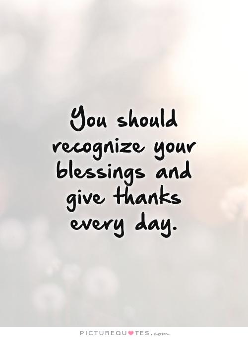Give Thanks Blessings Quotes. QuotesGram