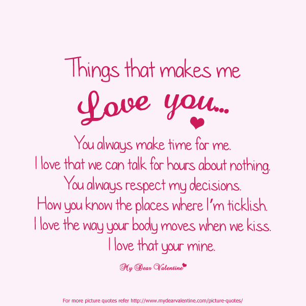 For for love him my you quotes 100+ Heart