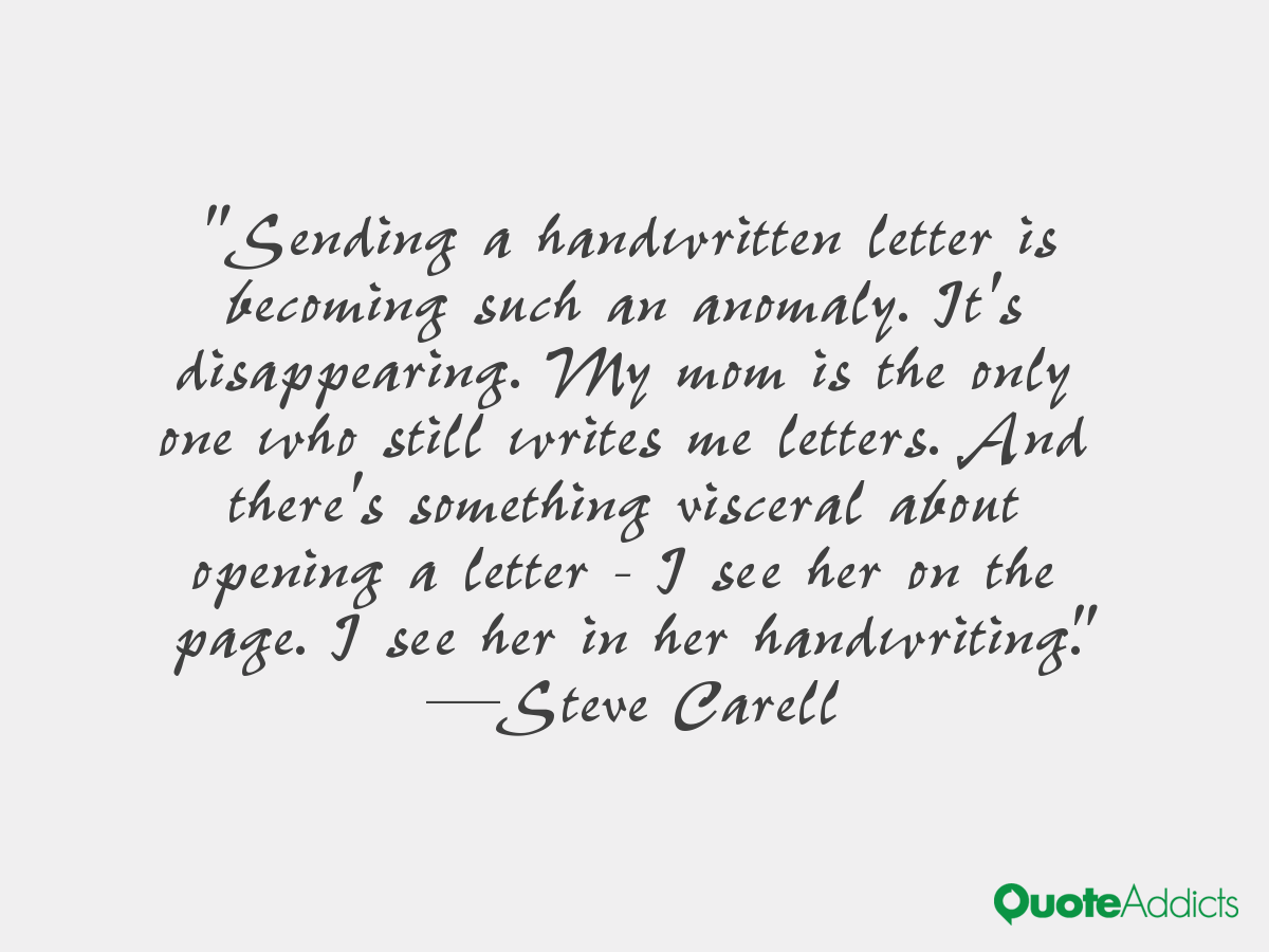 Quotes About Writing Letters Handwritten Letters Quotes. Quotesgram