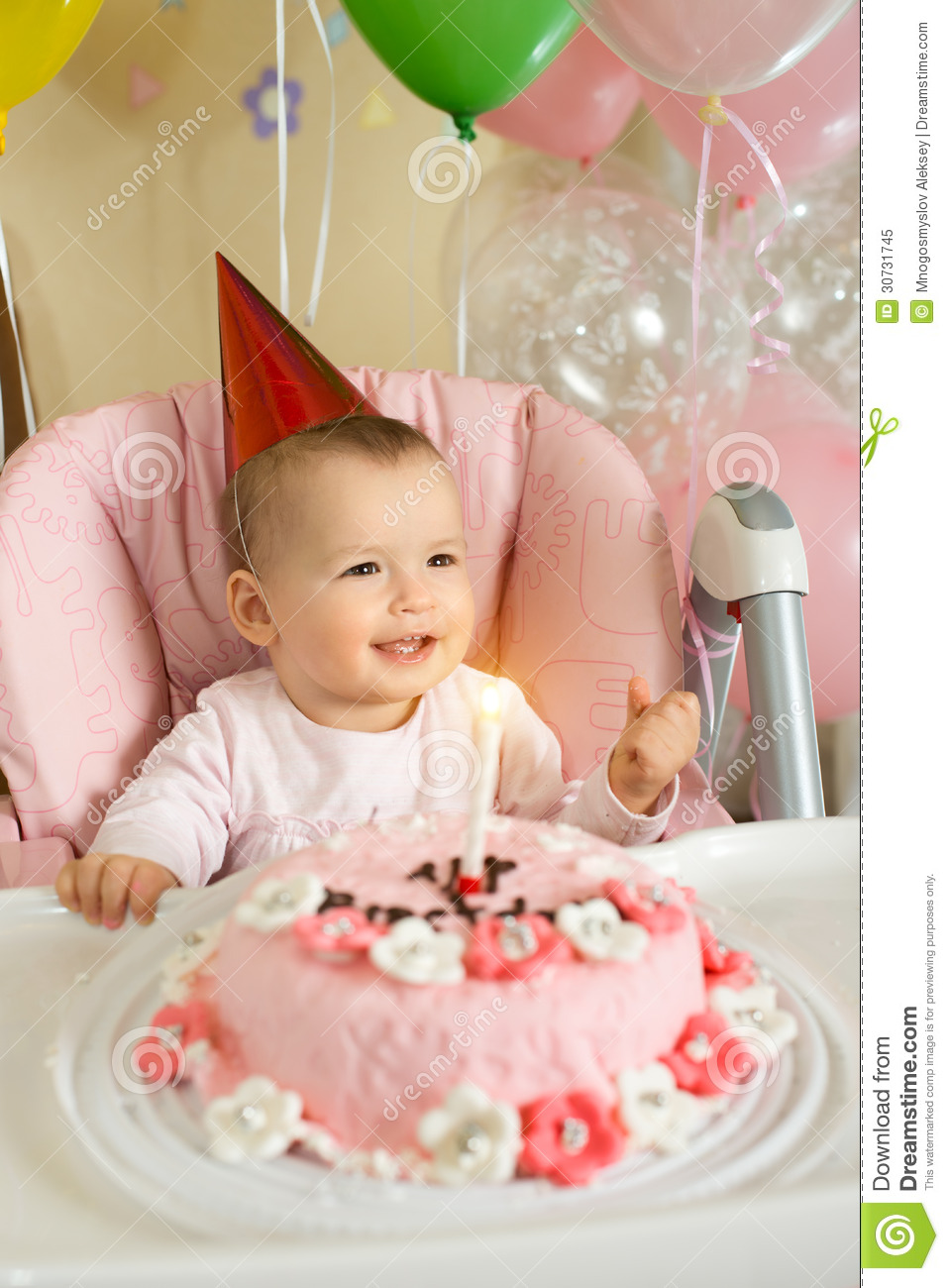 happy birthday one year old baby girl