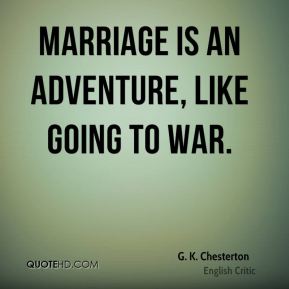 Gk Chesterton Quotes Marriage. QuotesGram