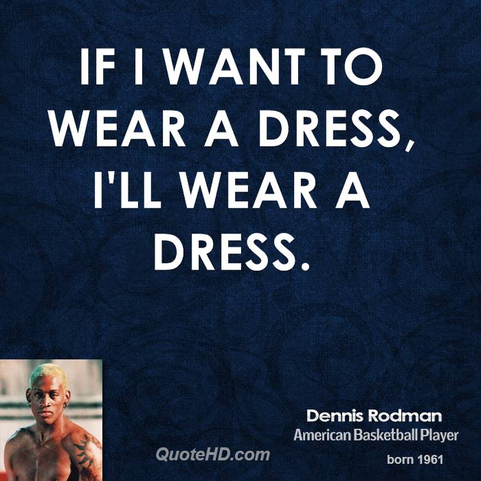 i want to wear a dress