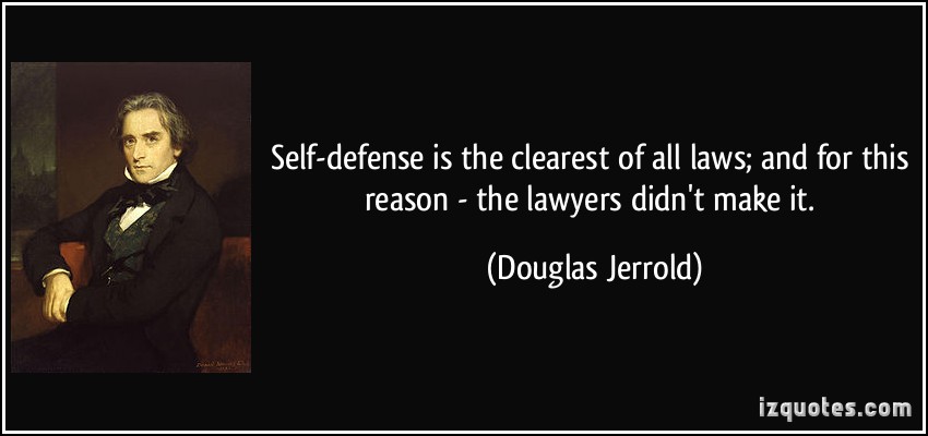 Self Defense Quotes Sayings Quotesgram